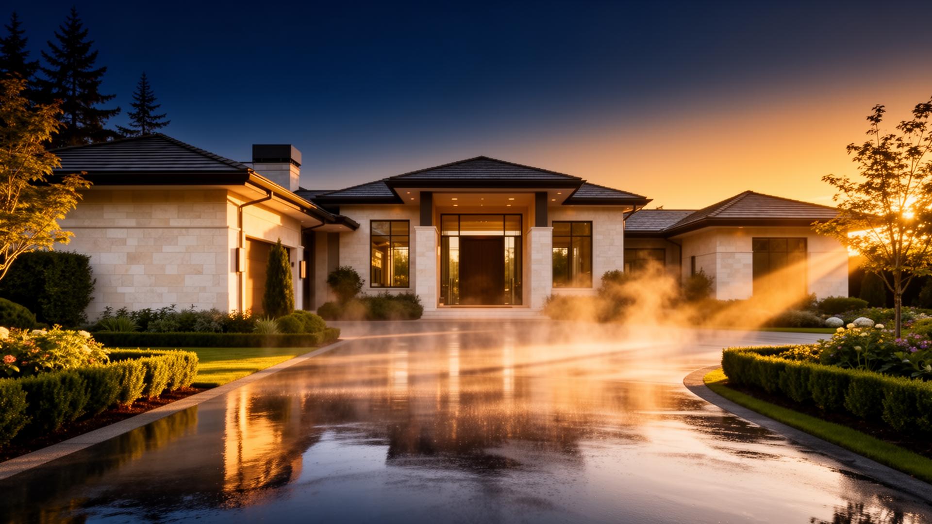 Luxury exterior pressure washing in Auburn Washington